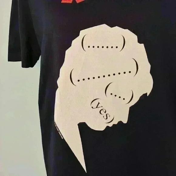 𝅺raf SIMONS Black Print T-Shirt Medium - Picture 3 of 9